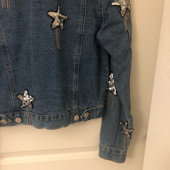 Sunset and Spring women’s denim jacket embellished - Picture 12 of 12